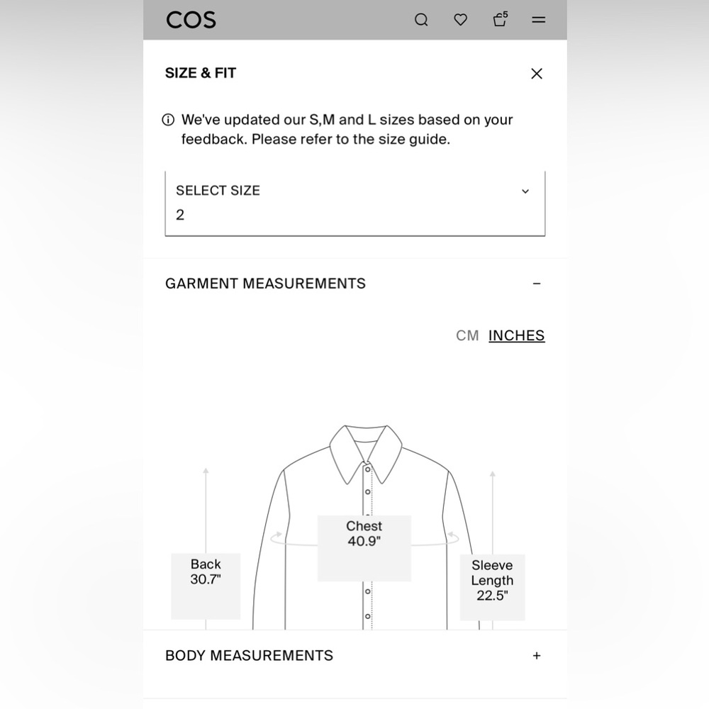 Cos double faced wool blouse top - Picture 7 of 7